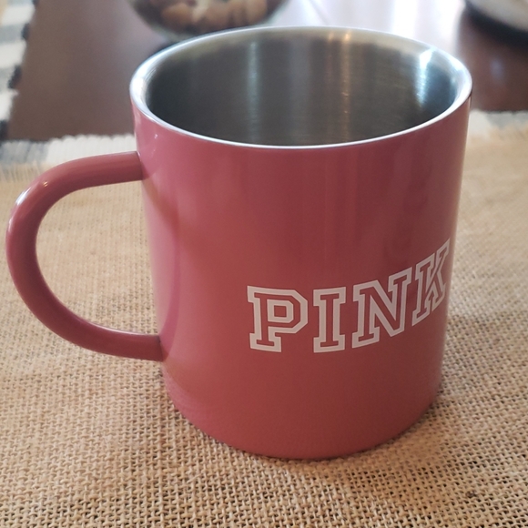 PINK Victoria's Secret Other - PINK stainless steel handled cup